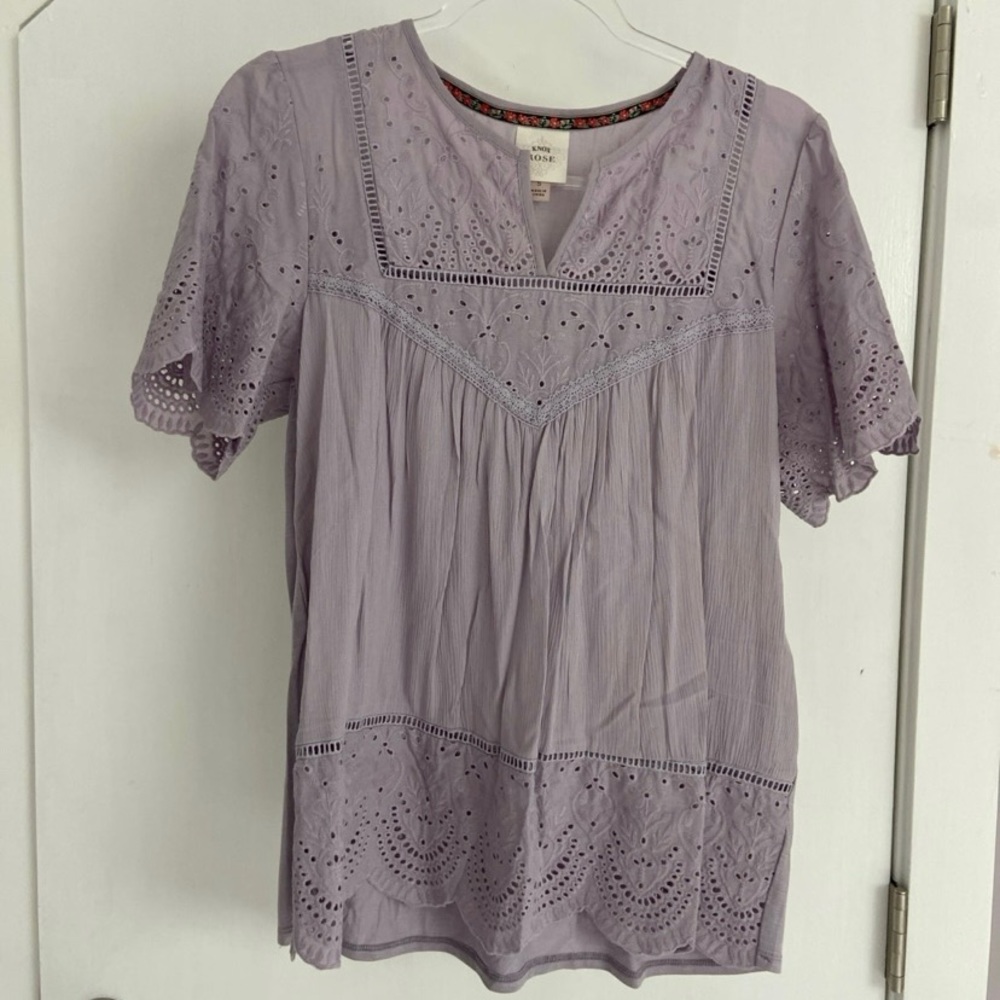 Knox Rose jersey top - size small NWOT